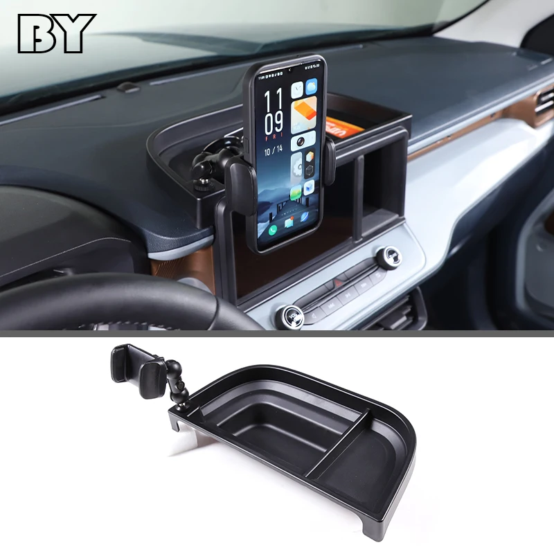 

Car Dashboard Storage Box For Ford Maverick 2022 Interior Accessories Multifunction Non-slip Phone Stand Console Tidying