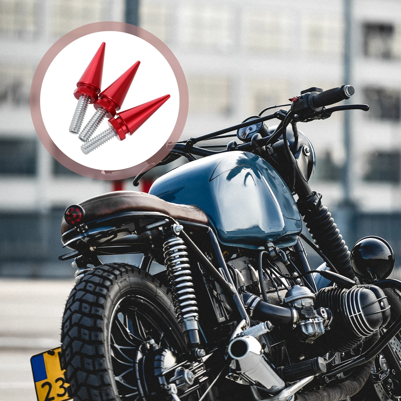 

3pcs Motorcycle Bolts Screws Nuts Aluminum Alloy Fasteners Durable Secure Mounting Hardware For Windscreen Installation