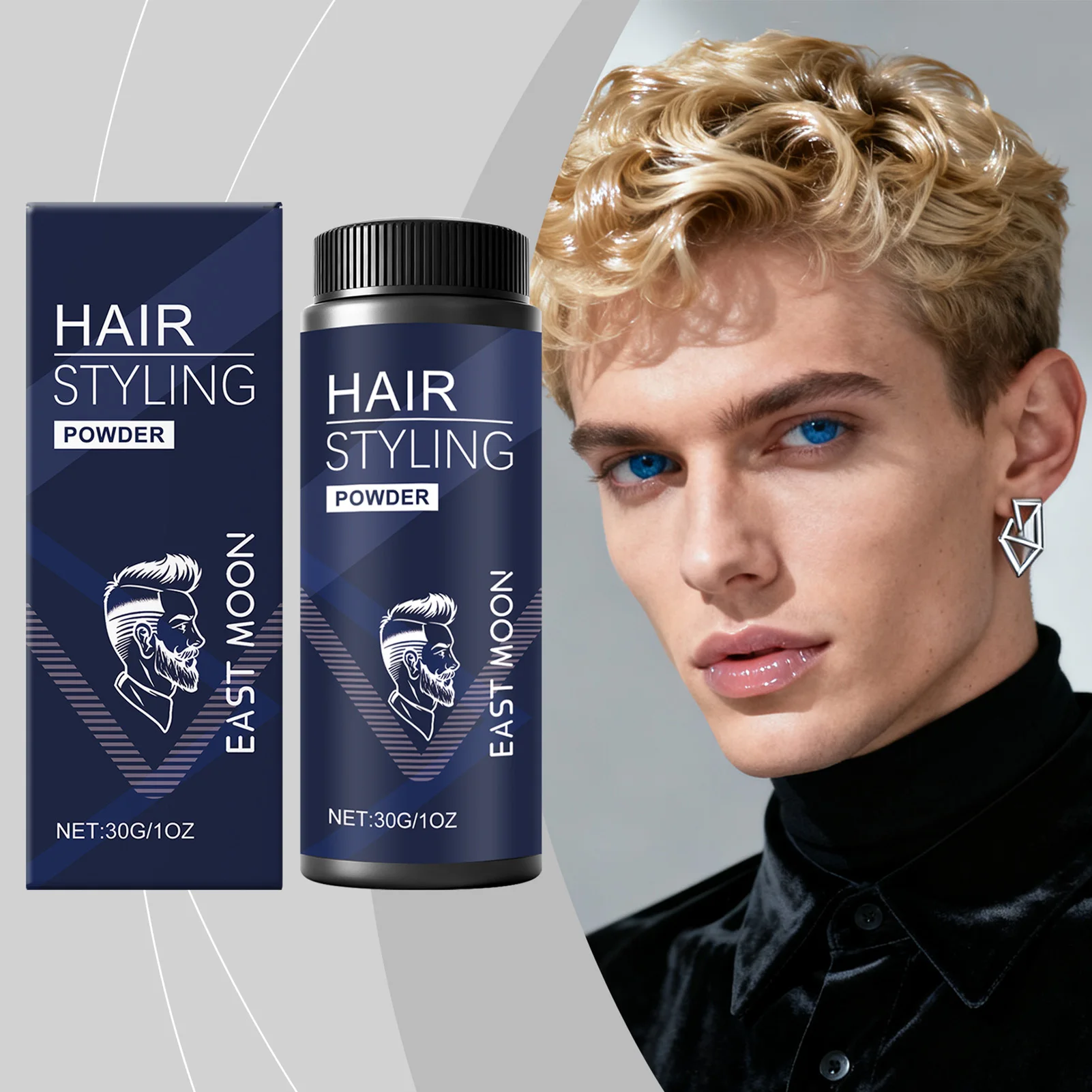 

30g Men Hair Volumizing Powder For Thinning Hair Long-Lasting Matte Finish Styling Dust Non-Greasy Easy-To-Apply For Fuller Hair