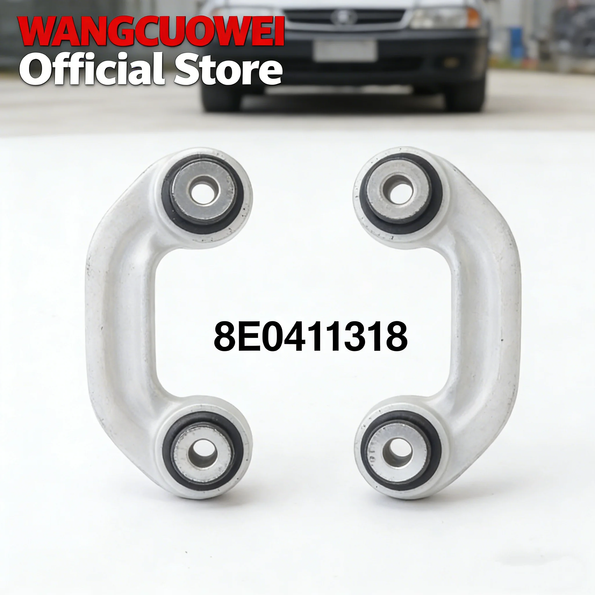 

2PCS 8E0411317 8E0411318 Front Axle Sway Bar End Stabilizer Link Ball Joint For Audi A4 B6/8E2 8E5 8H7 B7 8YC 8EC S4
