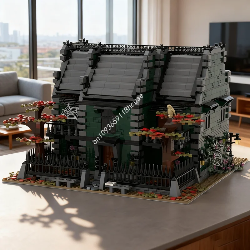 

5059pcs MOC Horror Mansion Monster Fightersed Model Building Blocks Construction Assemble Christmas Gifts DIY Creative Toy Brick