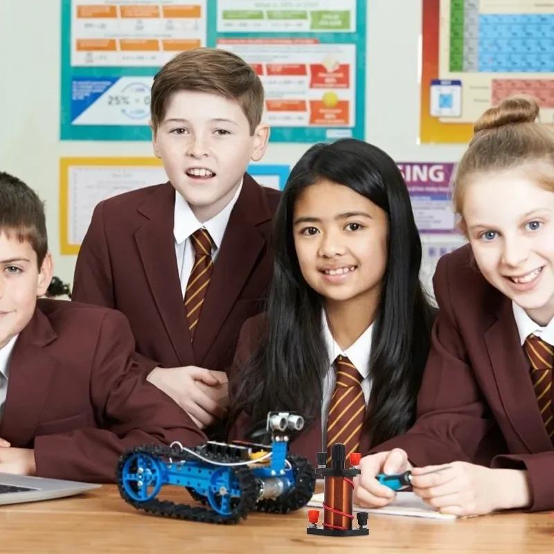 الكهرومغناطيسي التعريفي لفائف النحاس DIY الفيزياء تجربة التدريس المساعدة الملف اللولبي لفائف نموذج أطقم