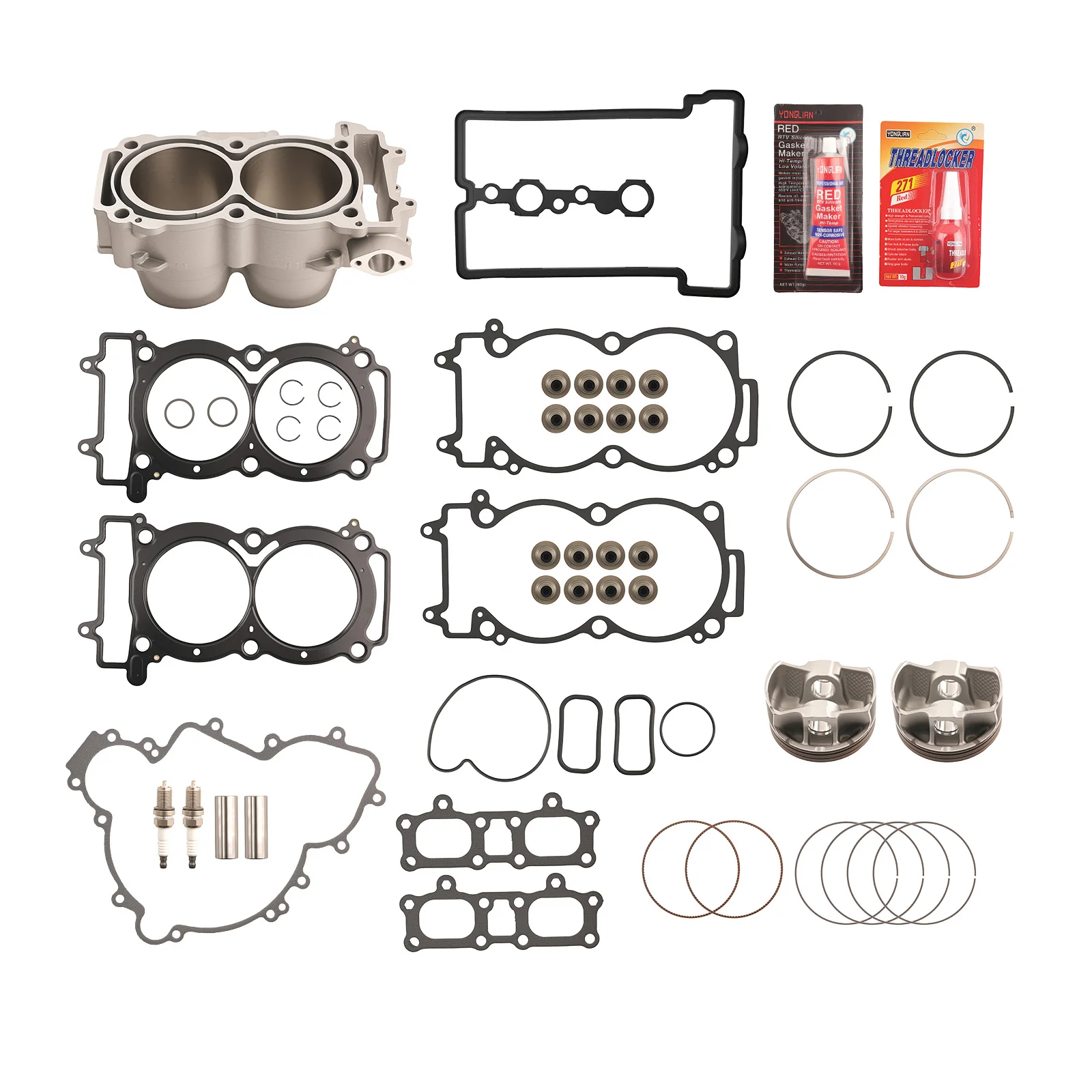 Piston Cylinder Gasket Kit for Polaris RZR S 1000 EPS 2017-2020 93mm 5813737