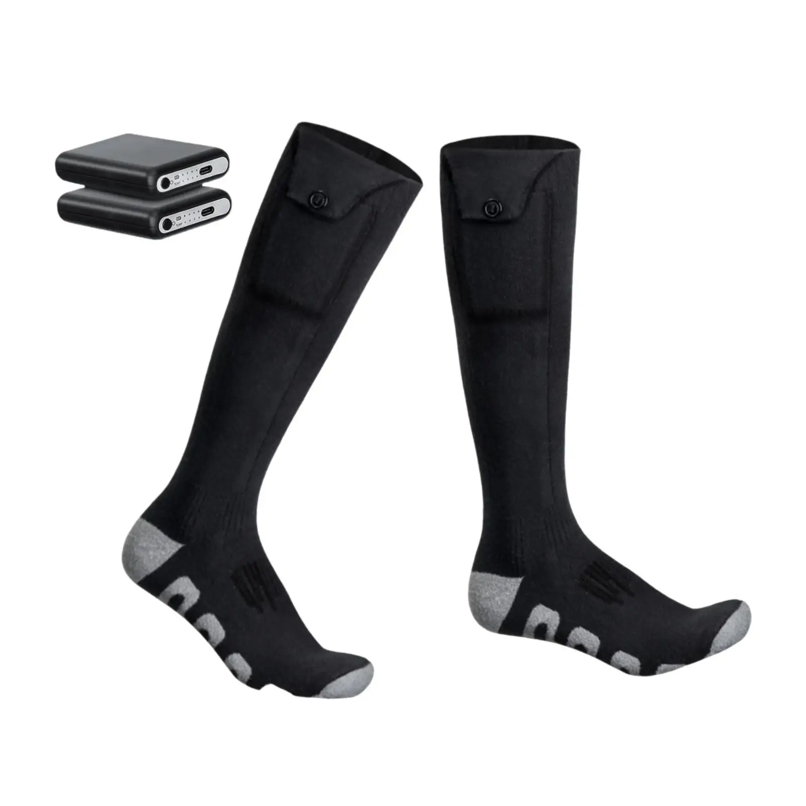 Electric Heated Socks Heating Socks Long Tube Socks Thermal Socks for