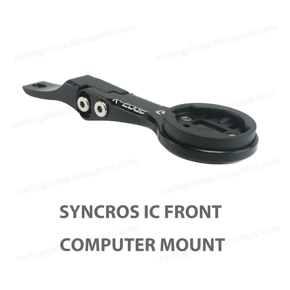 Syncros-CNC usinado liga monta computador frontal Mount, apto para Garmin, Bryton, Cateye, Wahoo, Fraser, Creston, Cockpit IC