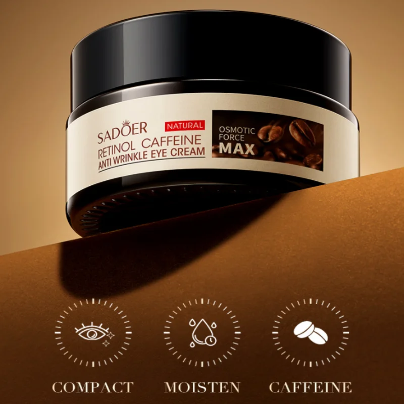 

SADOER Retinol caffeine anti-wrinkle Eye cream hydrates and nourishes the eye area