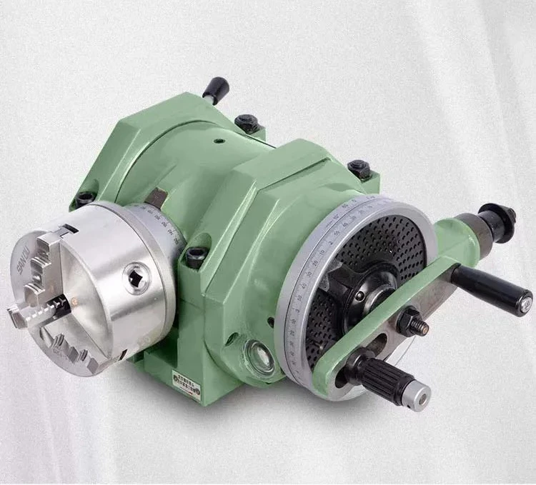 Universal dividing head F11-200 milling machine vertical and horizontal dividing head quick hand cranking