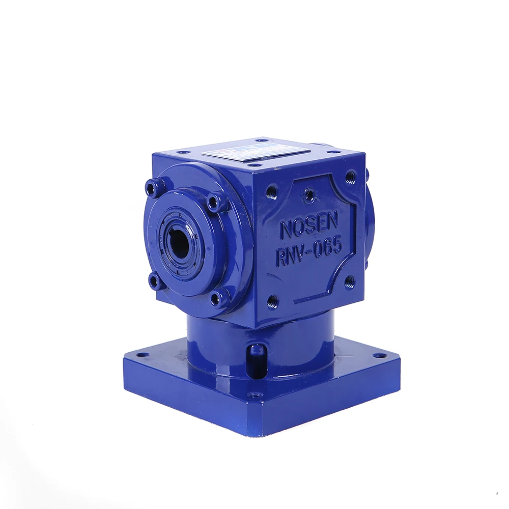 Factory Customized  3 Way 90 Degree Right Angle Spiral Bevel Gearbox