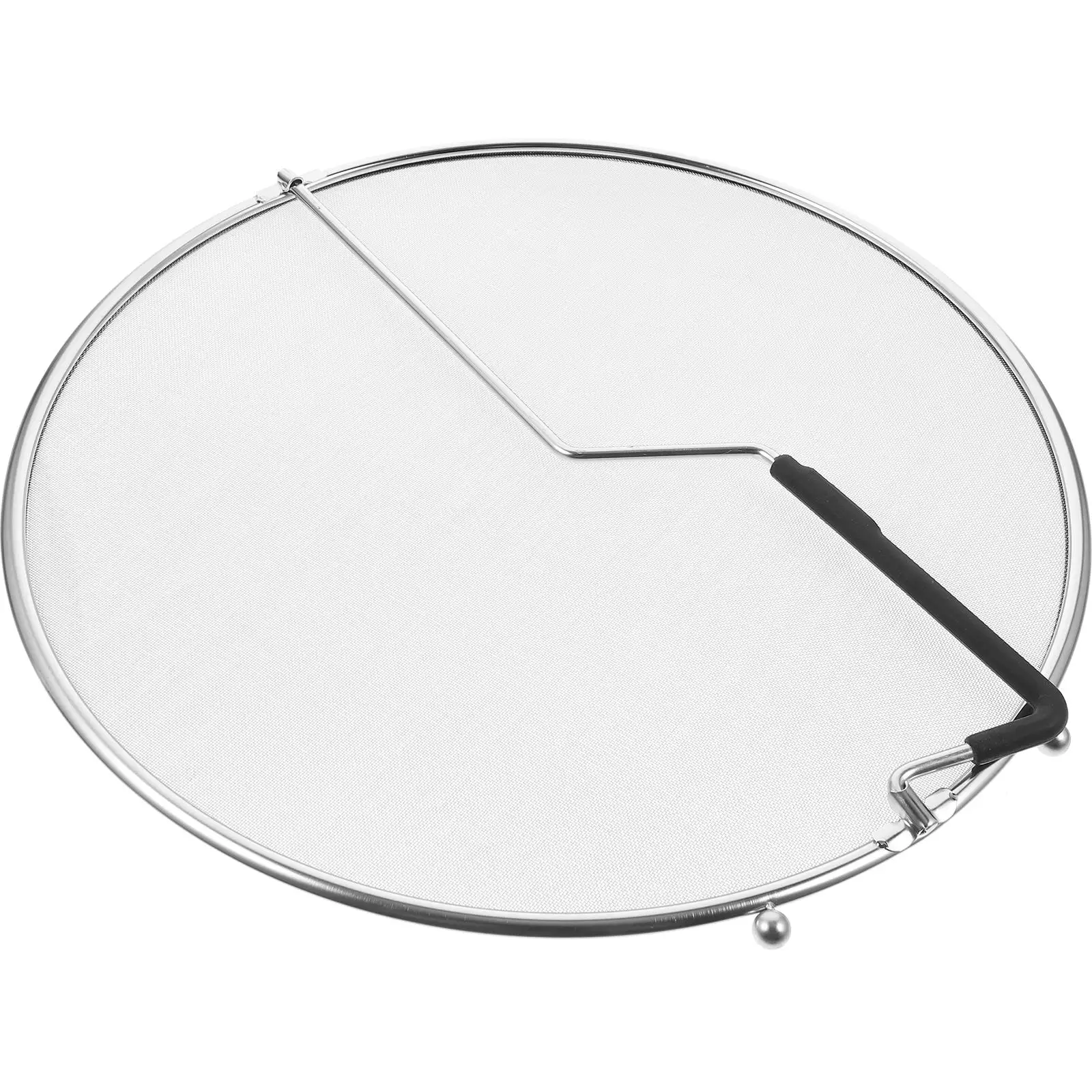 

304 Stainless Steel Splatter Guard Fine Mesh Screen Oil Spill Shield Reusable Kitchen Frying Pan Lid Anti Scalding Cover Pot