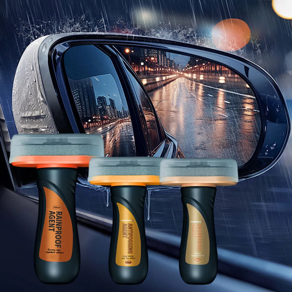 سيارة زجاج طارد المياه مقاوم للماء غير نافذ للمطر مكافحة الضباب النفط فيلم مزيل البقع السيارات الزجاج الأمامي الأنظف مكافحة المطر طلاء وكيل #1