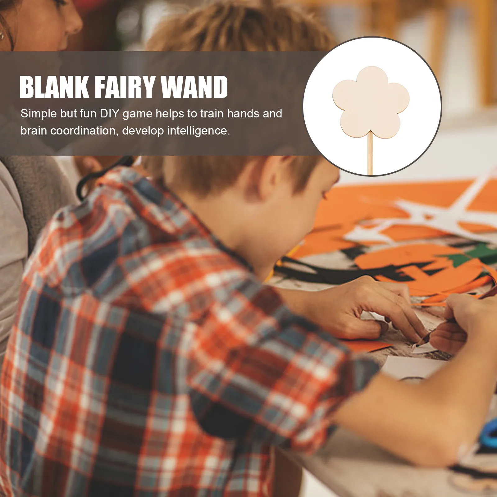 

Набор из 8 креативных деревянных палочек-звездочек для детей: волшебные палочки для поделок, рукоделия, сценических выступлений, вечеринок, дней рождения, рисования