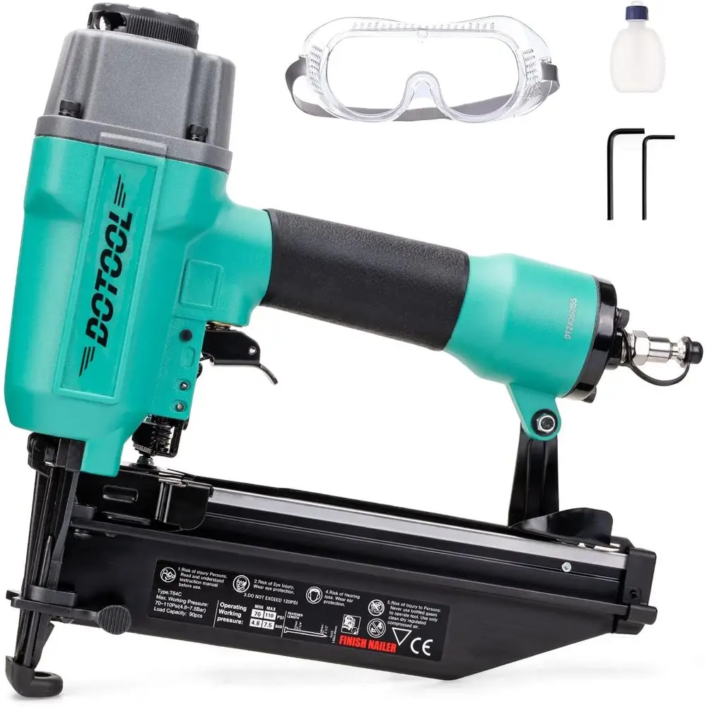 

Nailer 16GA 1-inch to 2-1/2-inch Pneumatic Nail Gun with Tool-free Depth Adjust