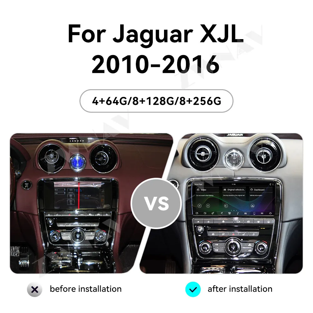 10.25 " Android 14 For Jaguar XJ XJL 351 2010 - 2018 Car Radio Multimedia Video Player GPS Navigation Carplay Stereo Head Unit - view 4