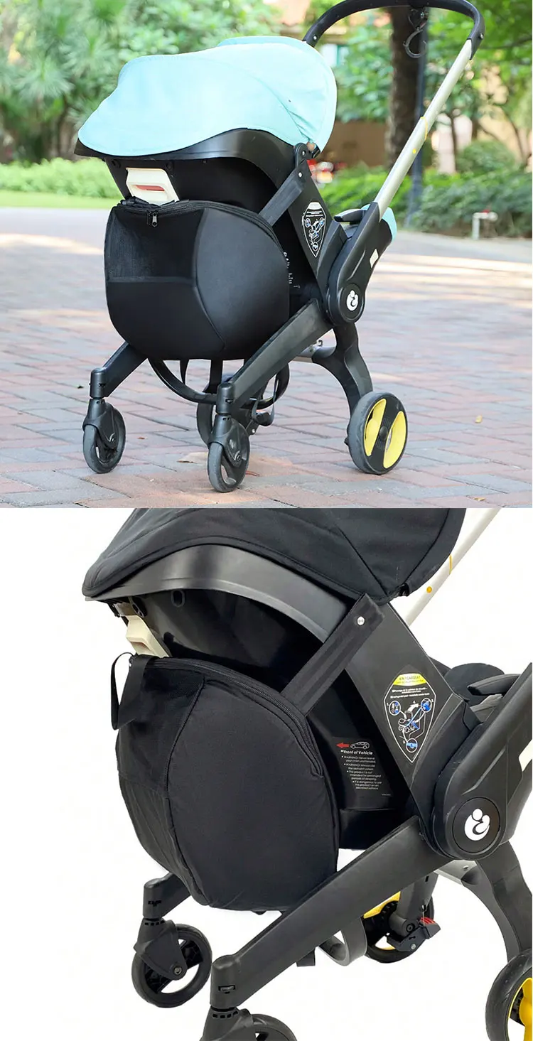 Baby Autositz Aufbewahrungstasche Einkaufstasche Compati mit Doona Kinderwagen Rucksack Schulter Reise Kinderwagen Zubehör – Detail 4