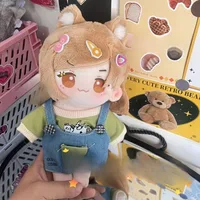 20cm Anime No Attribute Kugisaki Nobara Kawaii Cosplay Cotton Doll Body With Skeleton Change Suit Soft Plushies Toy Figures Gift 4