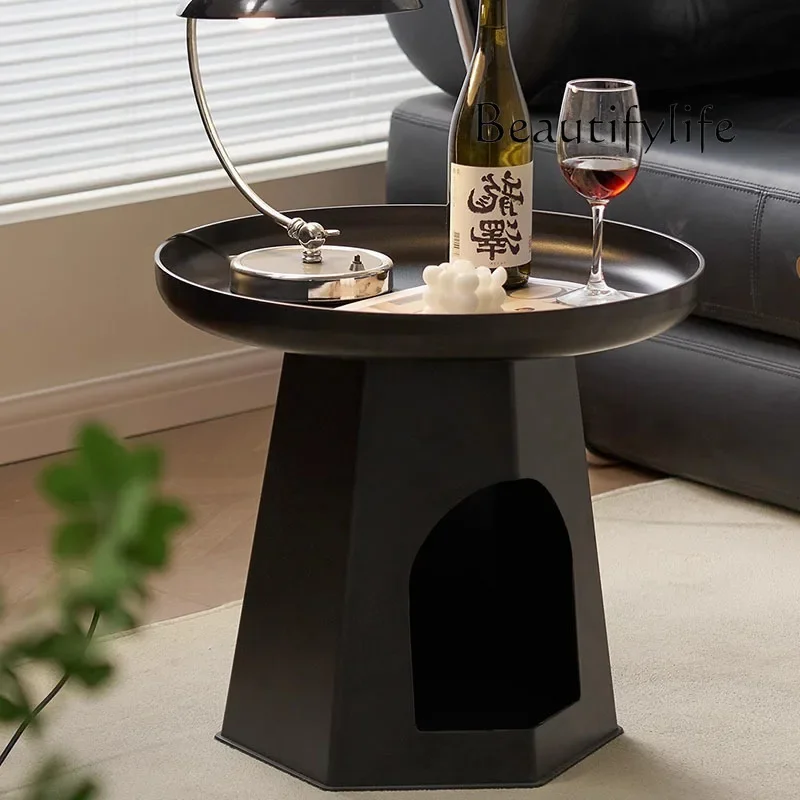 

W Space Saving Designer Side Table Center Service Writing Computer Unique Coffee Table Dinner Mesas Bajas Postmodern Furniture