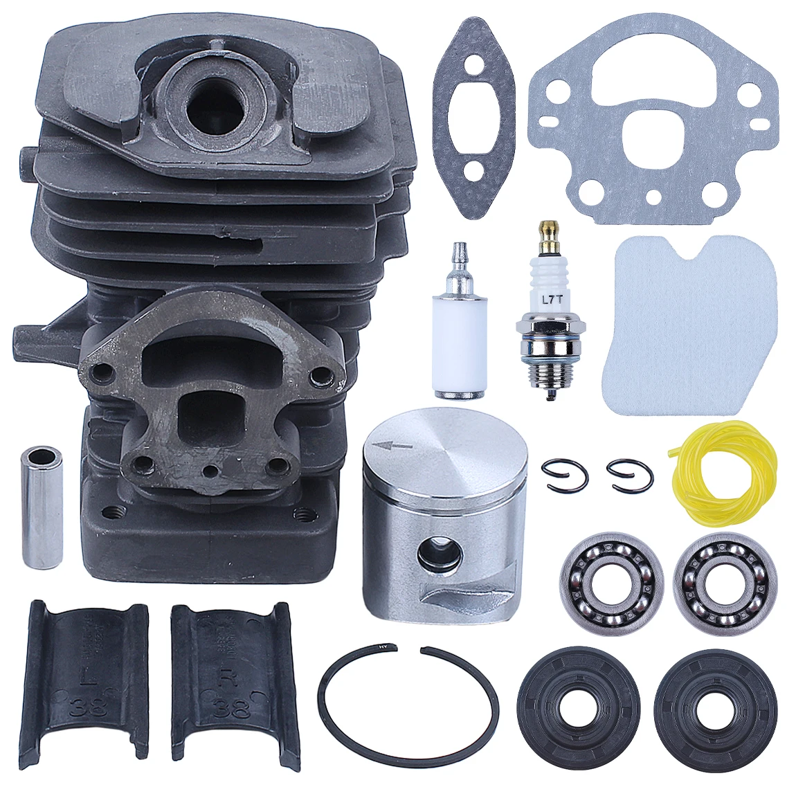 39 مللي متر اسطوانة المكبس كرنك تحمل شرارة التوصيل عدة ل Husqvarna 240 240E 235E 235 236 236E المنشار Prat