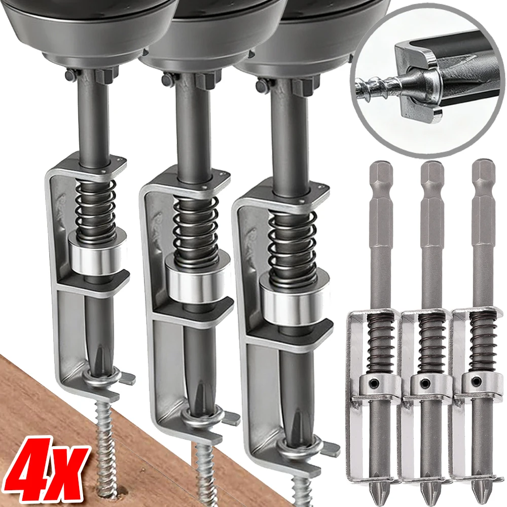 

Подпружиненный держатель винта из нержавеющей стали, быстроразъемное крепление, инструмент для захвата винта с защитой от падения, оборудование для домашнего ремонта «сделай сам»