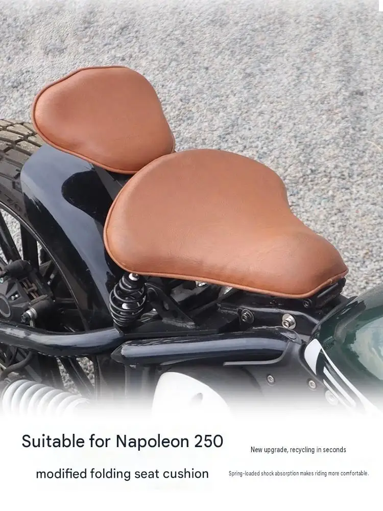 For Benda Napoleon 250 Double-Fold Modified Seat Cover with Reinforced Folding Pivot No Loosening after Repeated Use