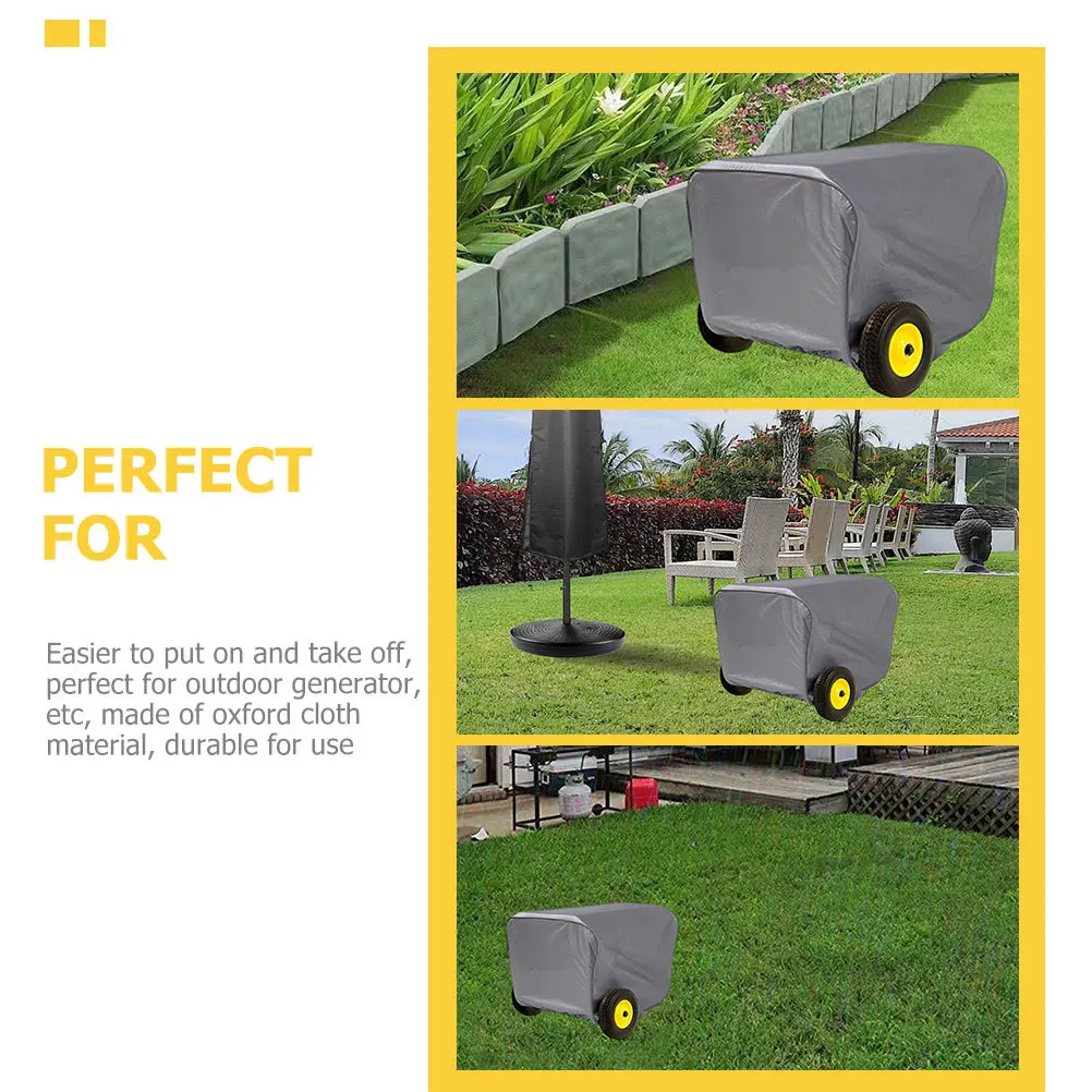 

Oxford Cloth Generator Cover Waterproof Durable Protective Cover Heavy Duty Outdoor Generator Shield Snow Frost Proof