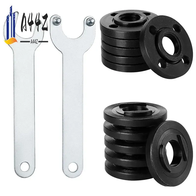 

A44Z-12Pcs Angle Grinder Flange Nuts 5/8Inch-11,With 2Pcs Spanner, Angle Grinder Flange Replacement Angle Grinder Attachments