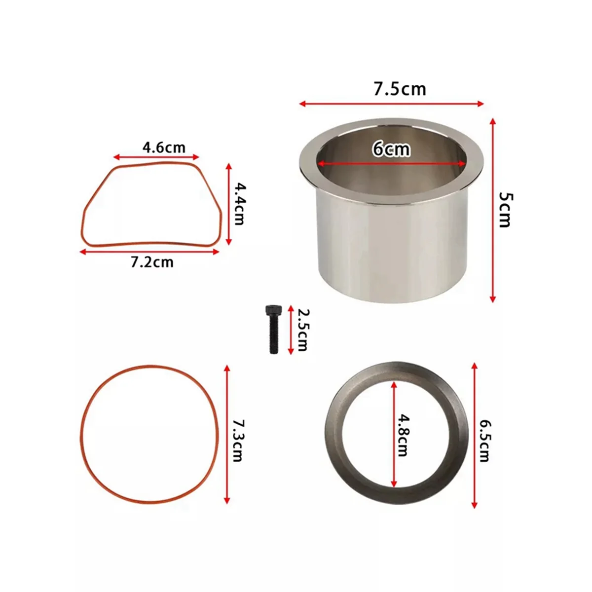 KK-4835 Air Compressor Cylinder Sleeve and Compression Ring Kit for Craftsman