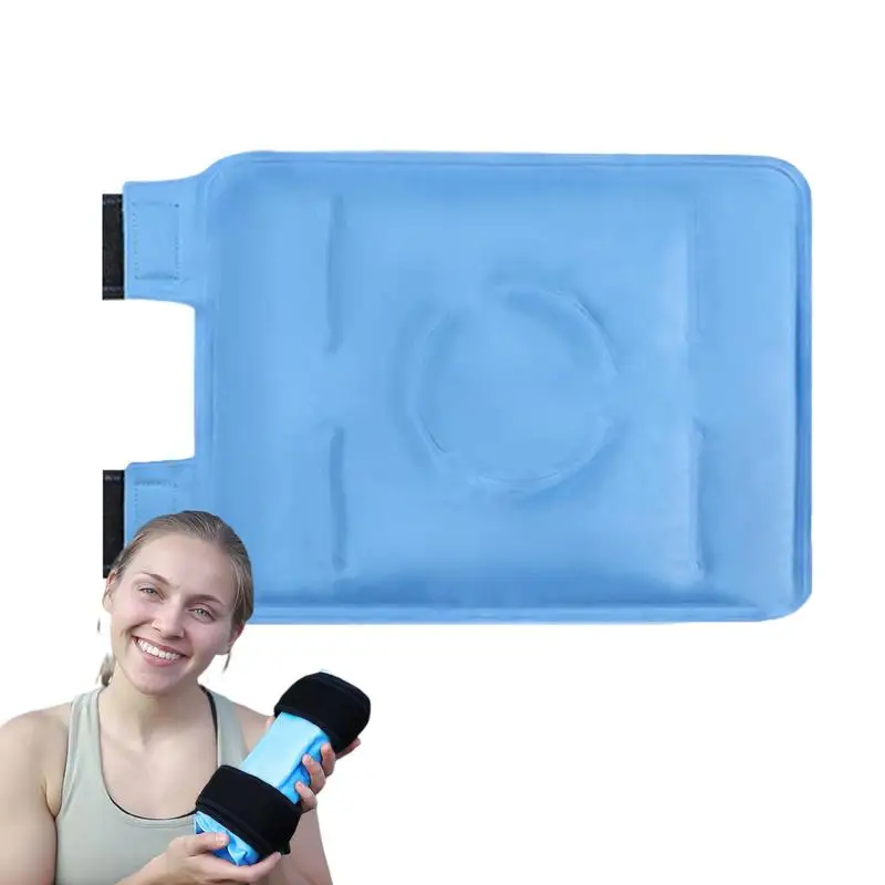 Knee Ice Pack Cold Gel Leg Injuries Gel Support Ice Bag Bandage Reusable Ice Gel Bag Pack For Sprained Arm Calf Shoulder Neck