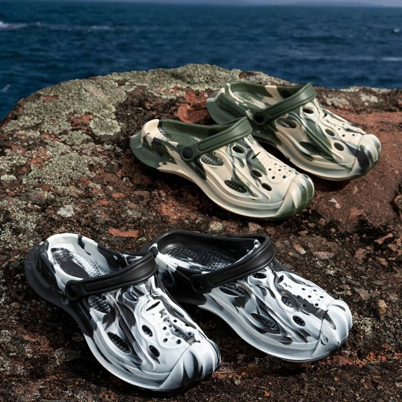 รองเท้าแตะผู้ชายลายพราง EVA ระ - Men Shoes On Cloud บทวิจารณ์และราคา