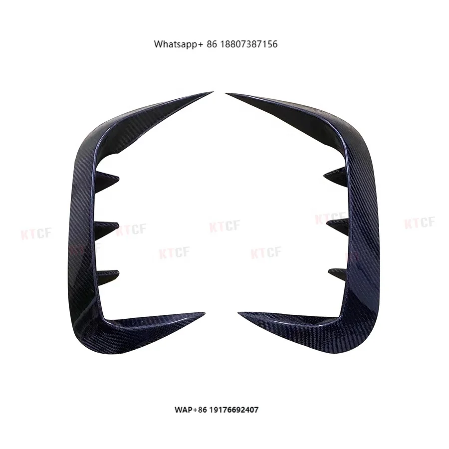 

Carbon Fiber Rear Bumper Splitter forBMW 4 Series 2020+ G22 G23 Rear Bumper Side Splitter Fins Canard Spoiler Car Bodykit