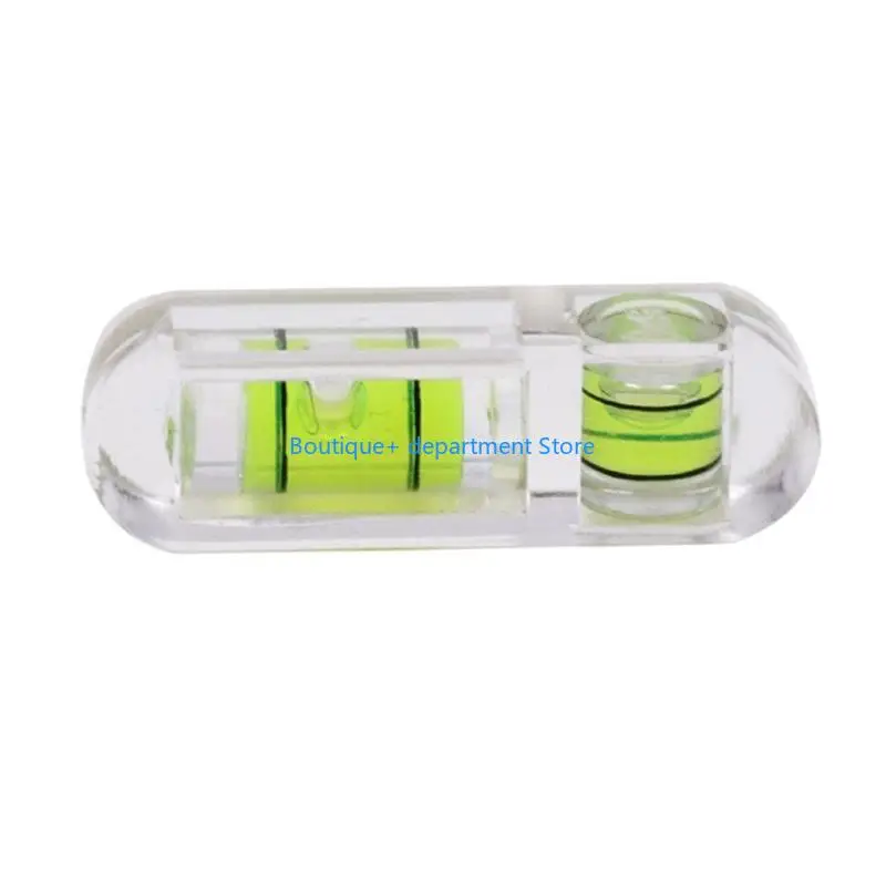 E1PD Mini T-Type Bubble Measuring Level Acrylic Adjustment Instrument Two-Dimensional Levels Tool