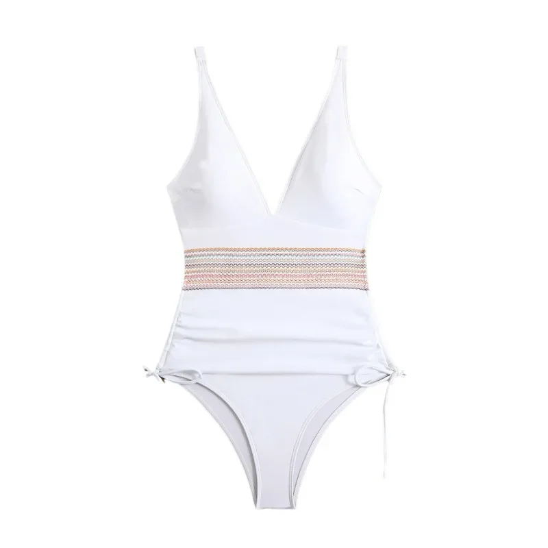 Black White Micro Bikini 2025 Brazilian Biquini Bandeau Padded Thong Swimsuit Women High Cut Bathing Suit Female Solid Monokini
