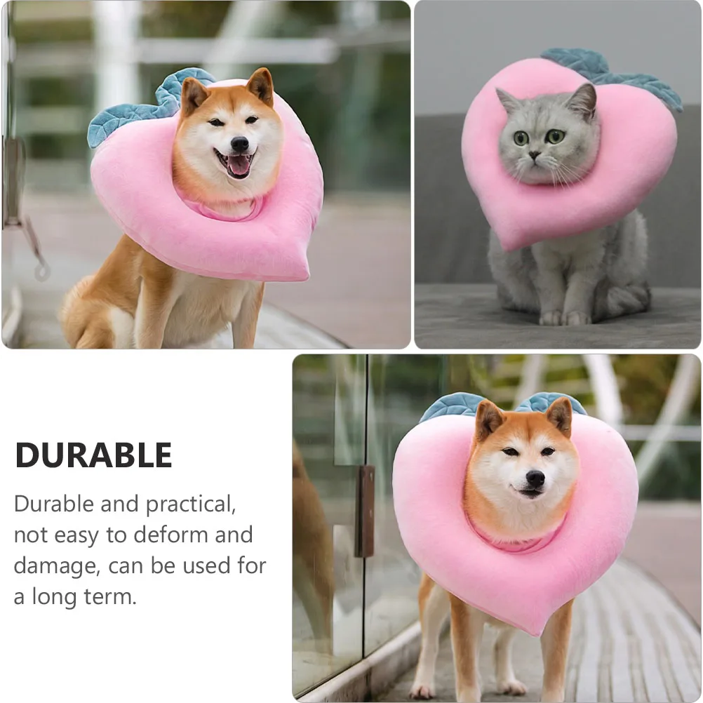 

s Anti lick Pet Collar Durable Cotton Protective Recovery Neckwear for Kitten Puppy Bright Color Soft Lightweight Long term Use