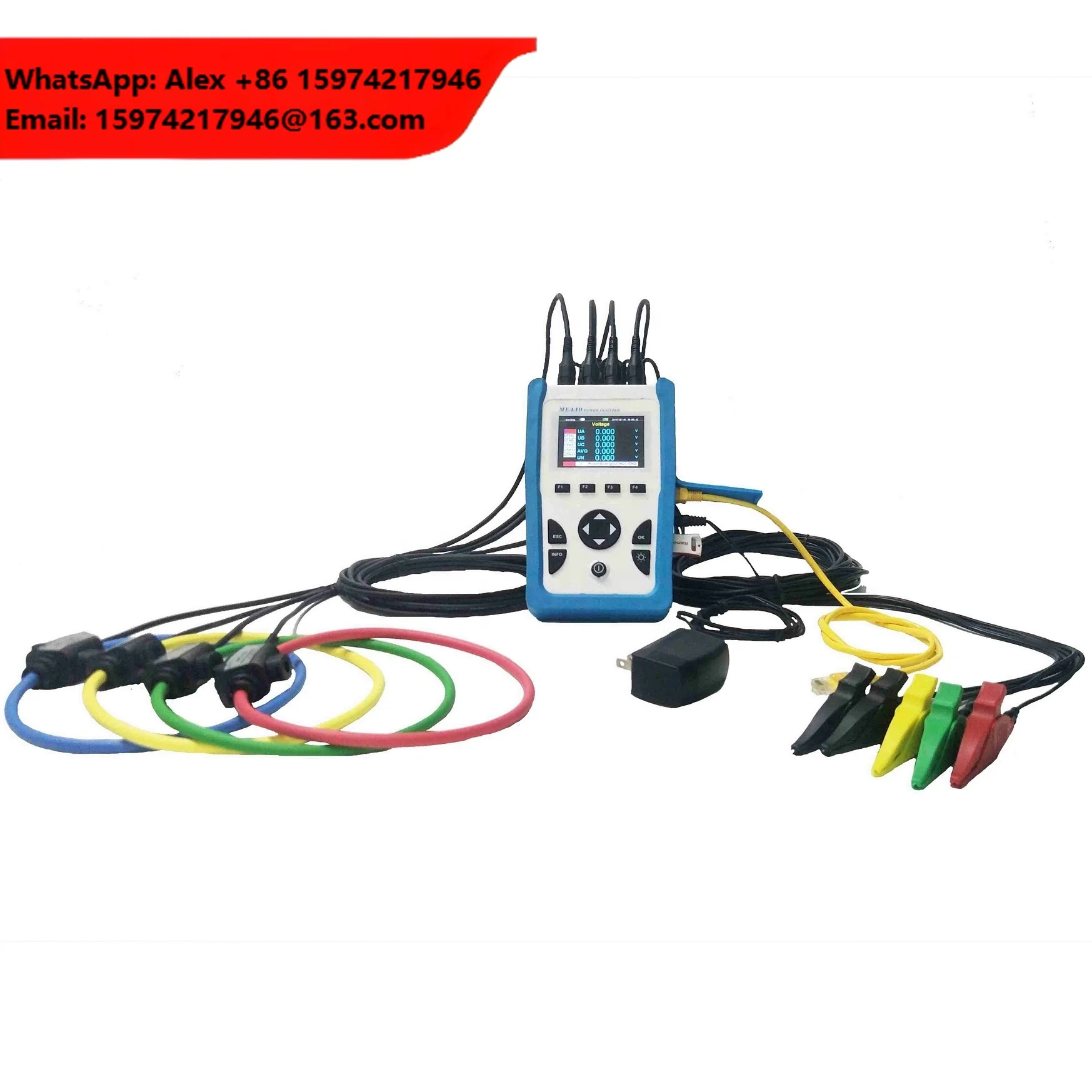 Hot Selling By Factory Rogowski Handheld Data Logger Smart Electricity Meter MEATROL ME440 Power Quality Analyzer