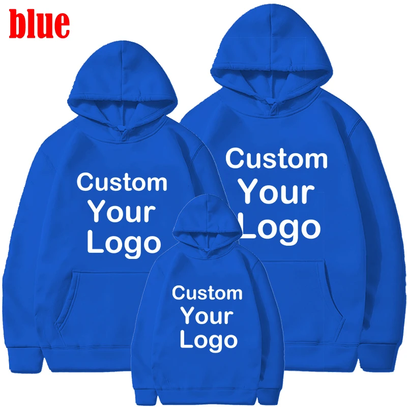 Fashion Hoodies Sweatshirt For Men And Women Kids Clothes Parent-child Print Long-sleeved  Matching Family Hoodies