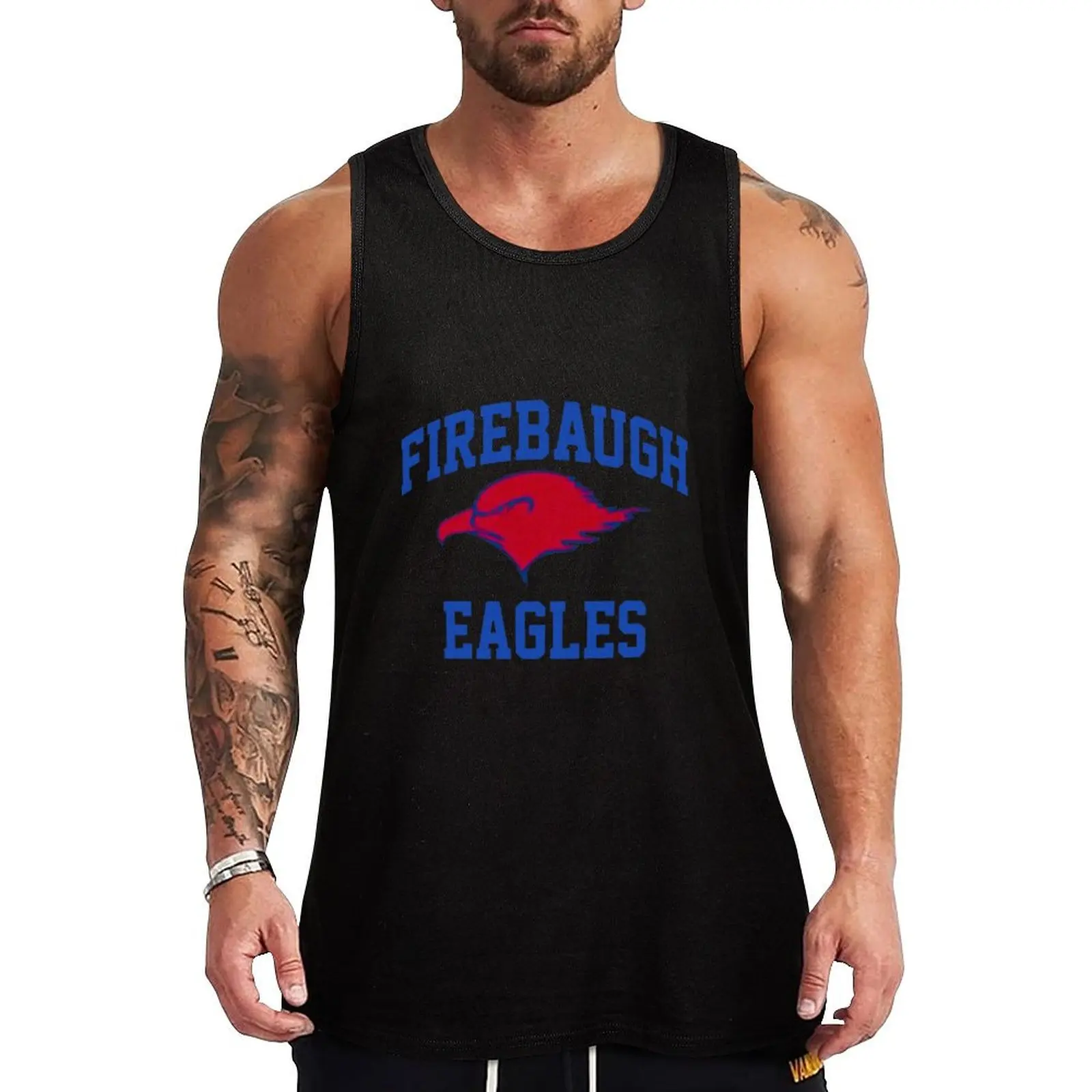 

Firebaugh-Eagles Tank Top Performance Tank Top Moisture Wicking Workout Shirt