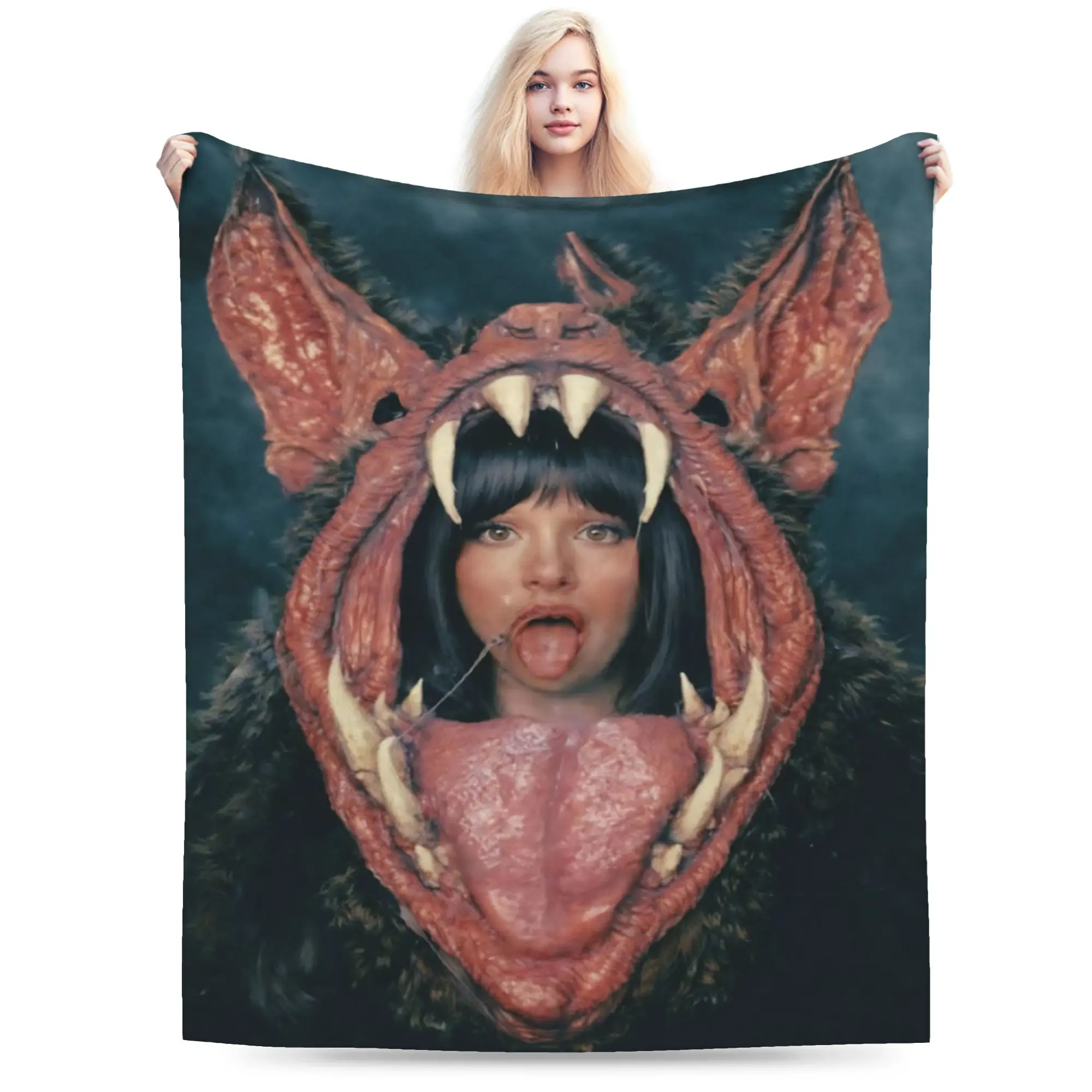 HADES SACRIFICE Melanies Martinez Accessories Blankets Lightweight Thin Flannel  Throw Blankets Cozy Bedspread