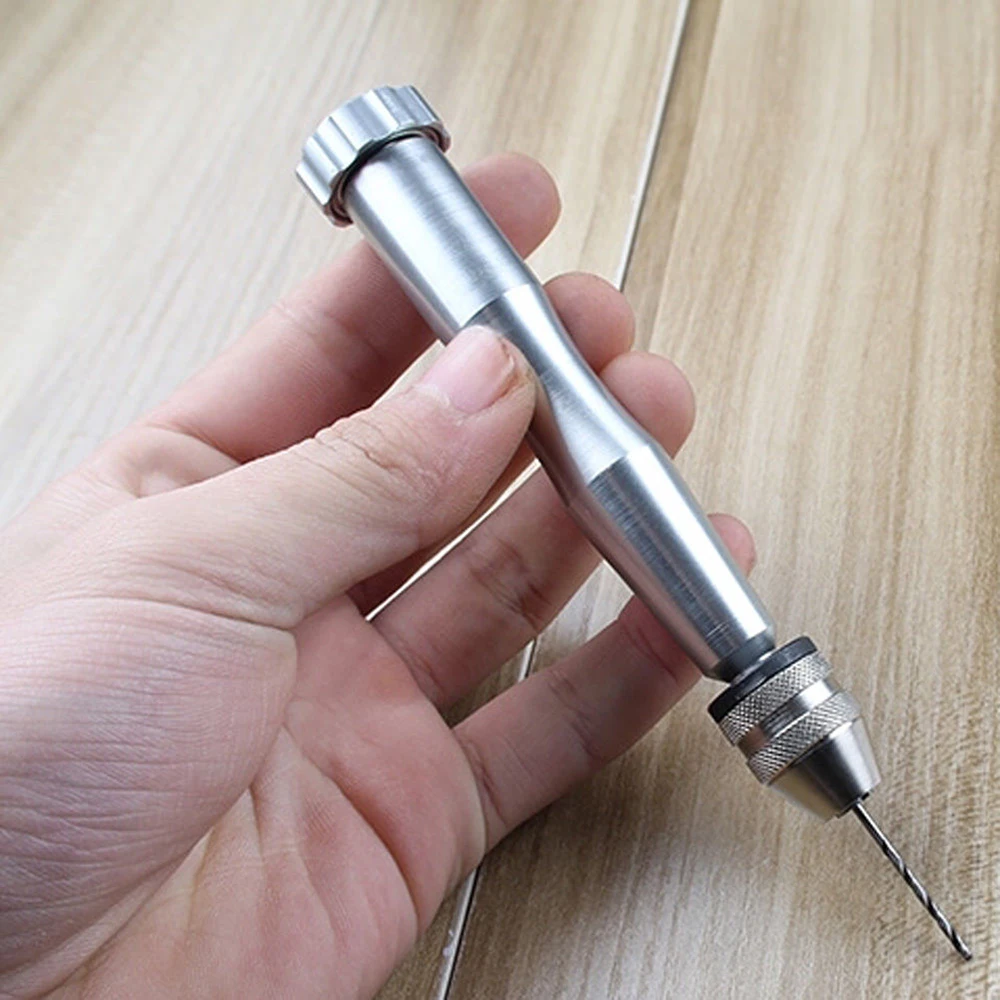 Accessories Mini Hand Drill Power Tool Accessory Aluminum Vise Chuck Watch Clock Well Made Hand Push Workshop Jewelry