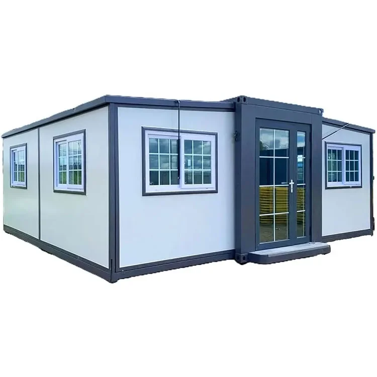 Container House Homes 20ft Prefab Shipping Tiny Container Container Prefabricated House Double Wing Folding Room