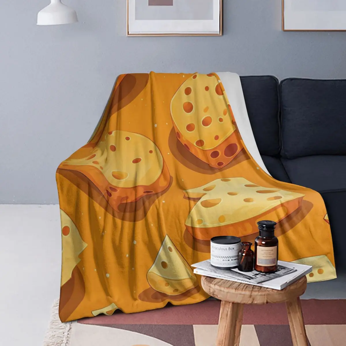 

3D сырный узор, разнообразные дизайнерские одеяла, мягкое теплое фланелевое одеяло, покрывало для кровати, гостиной, пикника, путешествия, домашний диван