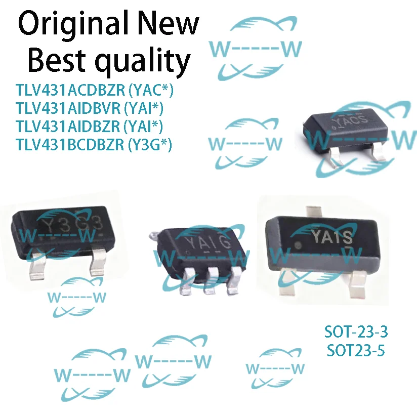 (10-50 PCS) TLV431ACDBZR YAC TLV431AIDBVR YAI TLV431AIDBZR YAI TLV431BCDBZR Y3G TLV431AC TLV431AI TLV431AI TLV431BC IC CHIP