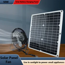 Solar Panel Kit 50W 12-18V Flexible Monocrystalline High Transmittance Solar Cell Charger High Efficiency For Home Outdoor Use