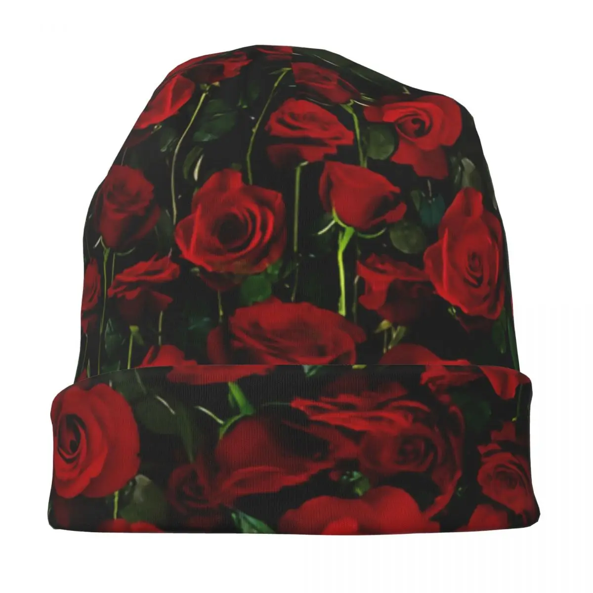 Bed Of Roses Socks Aesthetic Warm Hip-hop Street Punk Gothic Hats Streetwear image 3