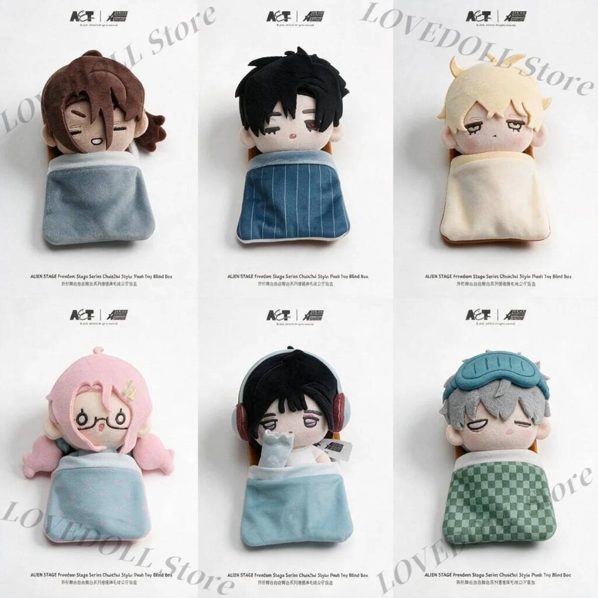 Anime Alien Stage Mizi Sua Ivan Till Luka Hyuna Kawaii Plush Doll Stuffed Toy Keychain Pendant Mascot Birthday Gift Xmas Cosplay
