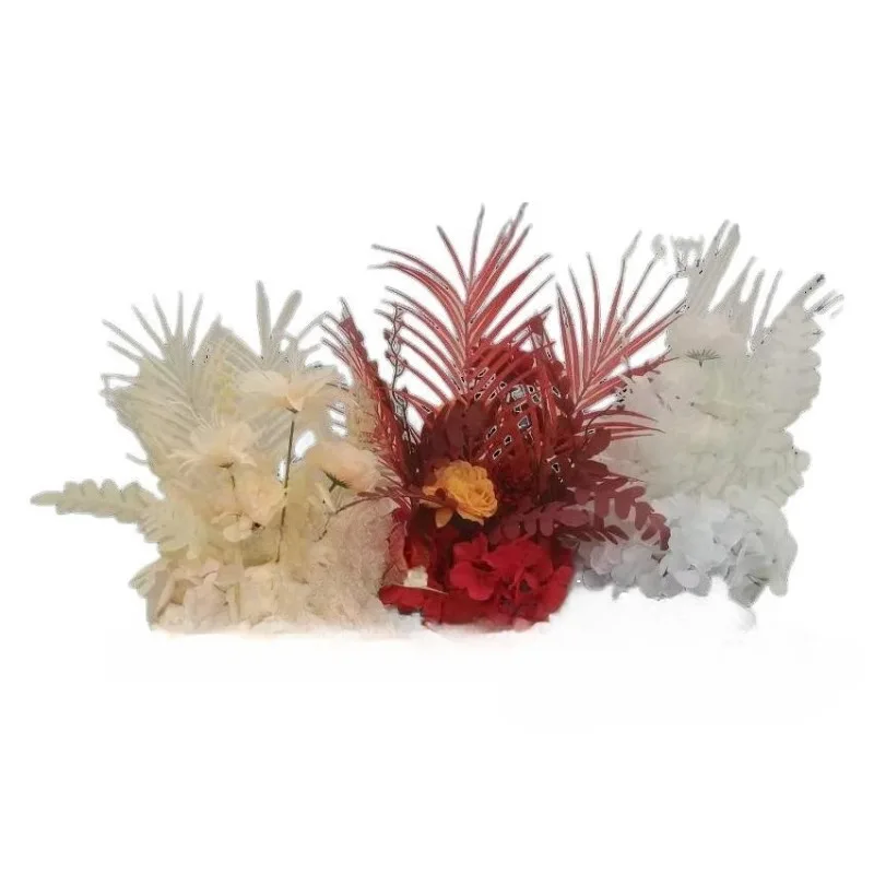 

props, black geometry, square road guide iron art, three-dimensional ornaments, wedding decoration, welcome area, new flowers