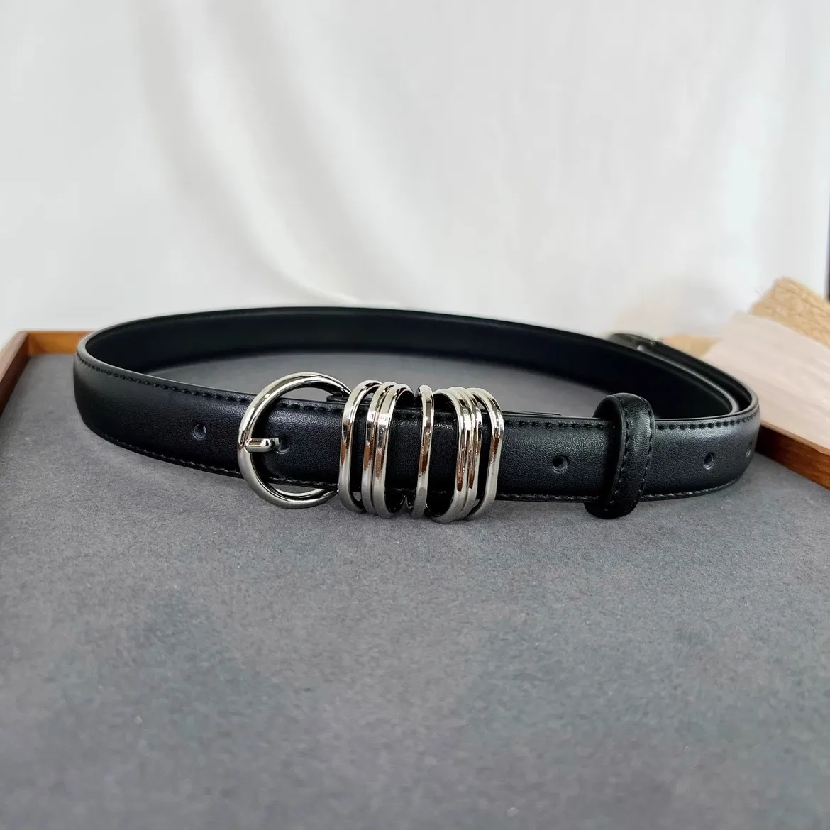 

Женский модельер, черный корсет из натуральной кожи, женское пальто с поясом, платье с поясом, узкий пояс J761