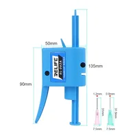 RELIFE RL-062A 10cc Manual Glue Gun Solder Flux Dispenser Welding Oil Solder Paste UV Needle Booster Universal Propulsion Tool
