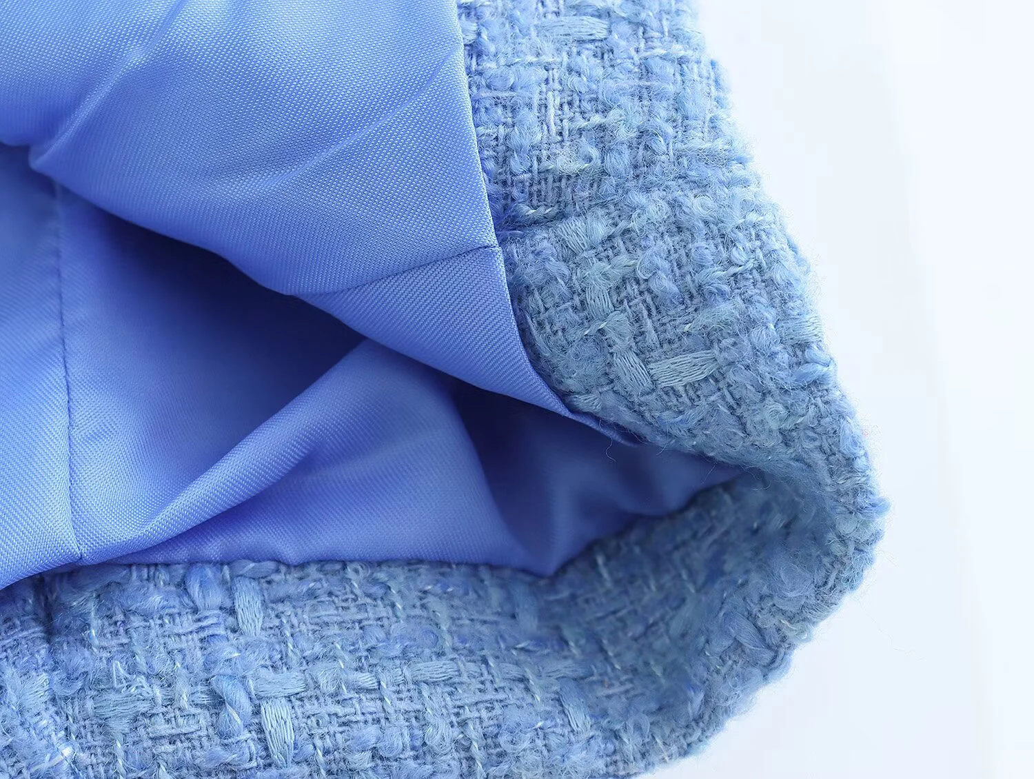 أزياء المرأة الربيع والخريف مزدوجة الصدر متقلب البدلة سترة الرجعية طويلة الأكمام جيب البدلة سترة