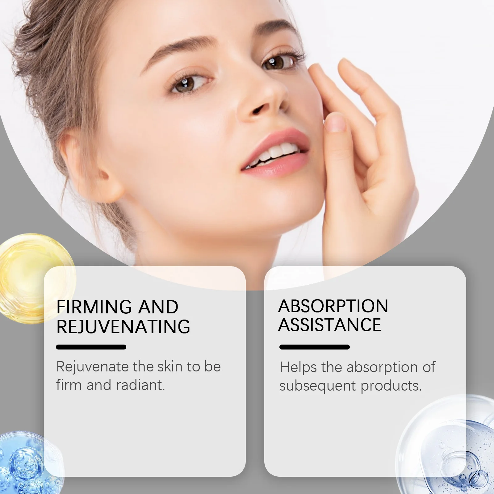 Lozione idratante idratante per il viso al tartufo nero da 50 ml per una pelle rassodata e luminosa