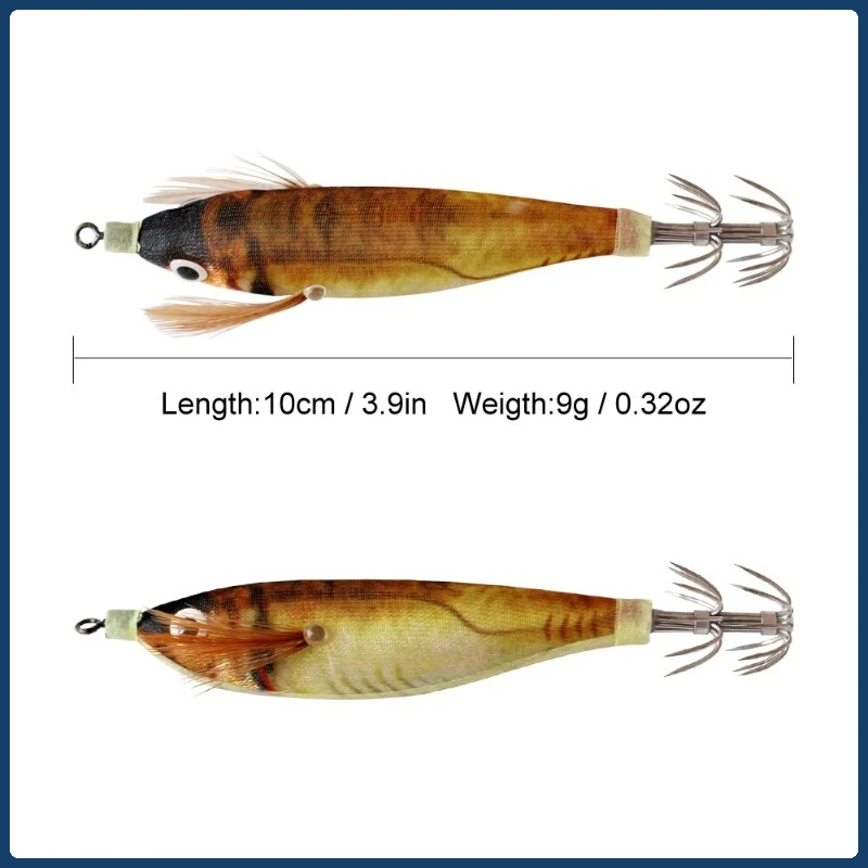 2 قطعة مضيئة الصيد الطعم إغراء هوك أدوات صيد السمك محاكاة خطاف الحبار خطاف صيد على شكل سمكة الطعوم مضيئة خطاف صيد على شكل سمكة لصيد الأسماك