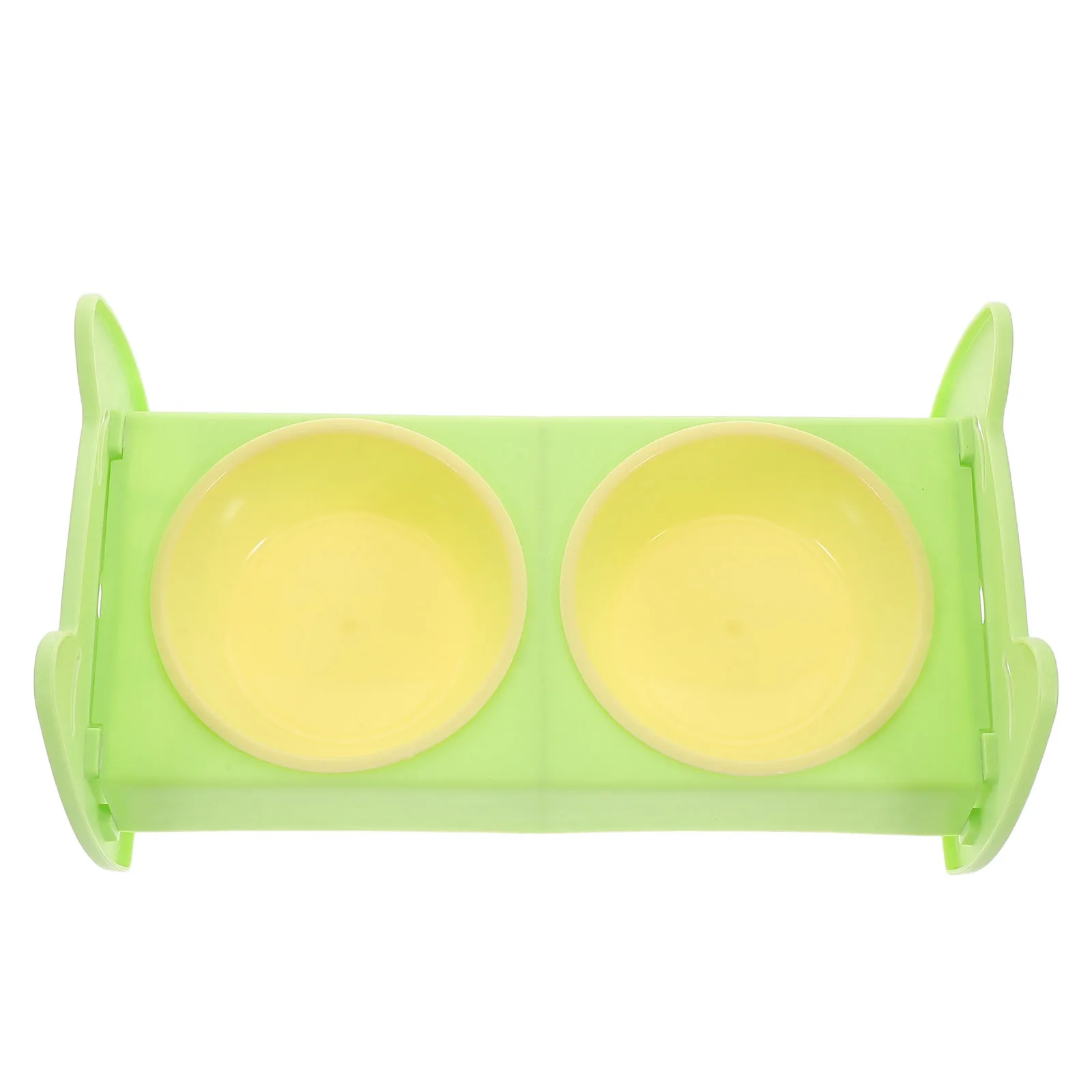 

Double Pet Bowl Stainless Steel Dog Cat Food Water Dish Non Slip Base for Puppy Kitten Slow Feeder Outdoor Indoor Use